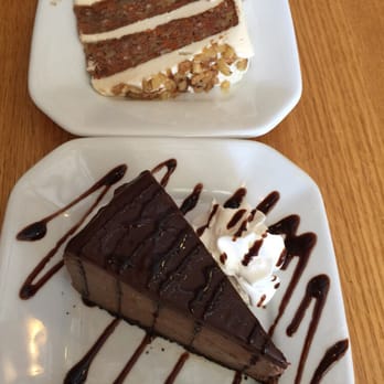 Spiro's Downtown Restaurant - Dessert: yummy chocolate cheese cake and a not so yummy carrot cake - New American Near Me - Iron Mountain, Michigan Spiro's Downtown Restaurant - Dessert: yummy chocolate cheese cake and a not so yummy carrot cake - New American Near Me - Iron Mountain, Michigan