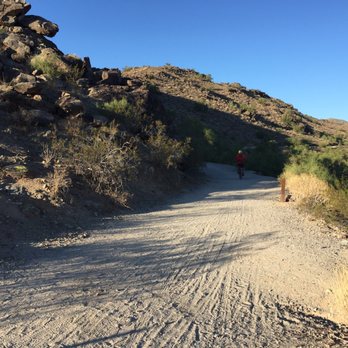 Pima Canyon South Mountain - The main trail leading from the trailhead into the park. Other smaller trails branch off from either side as you hike through the park. - Hiking Near Me - Phoenix, Arizona