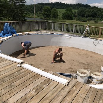 B & D Pool & Spa - B&D Pools workers. Very satisfied with their work and service - Pool Cleaners Near Me - Norwich, New York B & D Pool & Spa - B&D Pools workers. Very satisfied with their work and service - Pool Cleaners Near Me - Norwich, New York