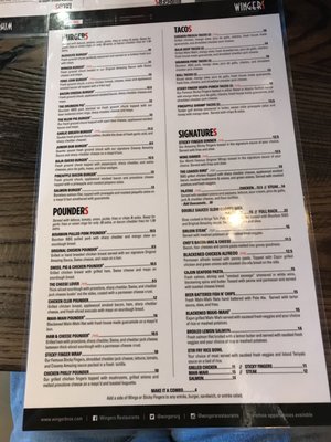 Menu photo 8 WINGERS Restaurant & Alehouse Meridian, ID