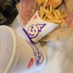 Jack in the box - The Jumbo jack cheese urger combo