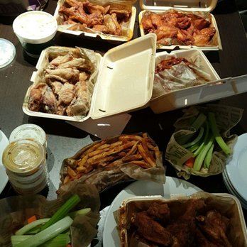 Wingstop - Our 75 wings:) with veggie trays, fries, and potato salad. - Chicken Wings Near Me - Rancho Cucamonga, California Wingstop - Our 75 wings:) with veggie trays, fries, and potato salad. - Chicken Wings Near Me - Rancho Cucamonga, California