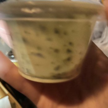 El Pollo Loco - Creamy cilantro dressing. They charge for extra but it's worth .50 cents - Fast Food Near Me - Indio, California