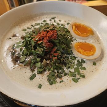 Mensho - Garlic knock out ramen - Noodles Near Me - Houston, Texas Mensho - Garlic knock out ramen - Noodles Near Me - Houston, Texas