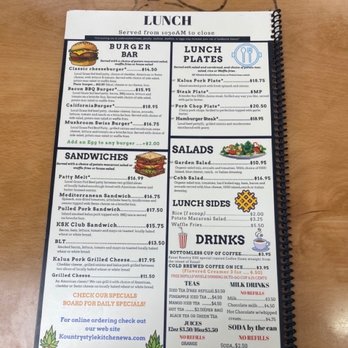 Kountry Style Kitchen Restaurant - Breakfast & Brunch Near Me - Ewa Beach, Hawaii