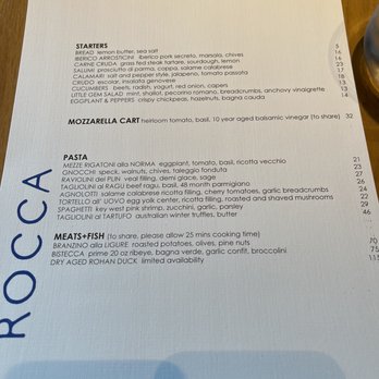 Rocca - July menu. - Italian Near Me - Tampa, Florida Rocca - July menu. - Italian Near Me - Tampa, Florida