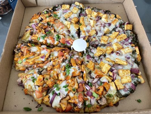 Mr Singh's Curry Pizza by null