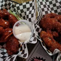 Rudi's - Seeing double. Teriyaki and Korean Barbecue sauces.