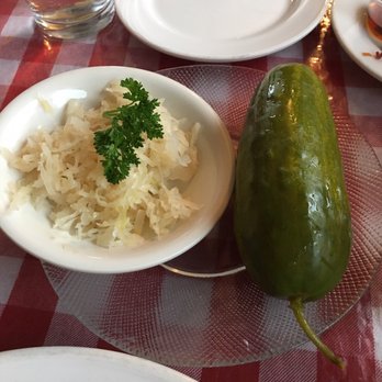 Patti's Pierogis - Kraut and huge pickle - American Near Me - Fall River, Massachusetts Patti's Pierogis - Kraut and huge pickle - American Near Me - Fall River, Massachusetts