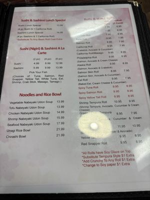 Menu photo 3 Bento Sushi Albuquerque, NM