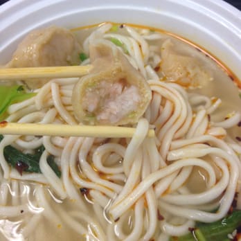 Beijing Dumpling House - Noodle soup with shrimp dumplings - Bubble Tea Near Me - Jamaica, New York