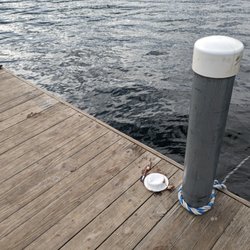 Marine Village Resort - Bowl of ice cream dumped on dock