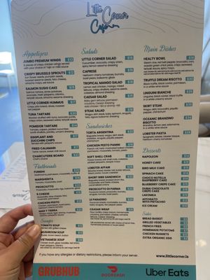 Menu photo 6 Little Corner Cafe Glendale, CA