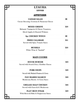 Menu photo 7 Ltauha Restaurant Ridgewood, NY Menu photo 7 Ltauha Restaurant Ridgewood, NY