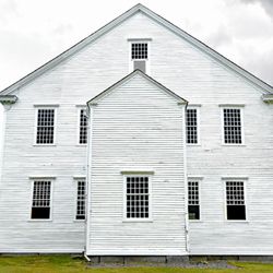 Rockingham Meeting House - Meeting House; side view