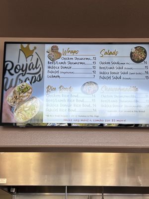 Menu photo 3 Royal Wraps Las Vegas, NV