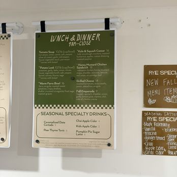 Rye Goods - Lunch and dinner menu - Coffee & Tea Near Me - Laguna Beach, California