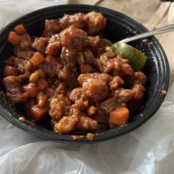 Panda Cafe - Kung pao chicken. Where's the peanuts?