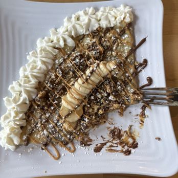 Red Bicycle Coffee & Crepes - I dug into my gluten free Funky Monkey. - Coffee & Tea Near Me - Franklin, Tennessee Red Bicycle Coffee & Crepes - I dug into my gluten free Funky Monkey. - Coffee & Tea Near Me - Franklin, Tennessee