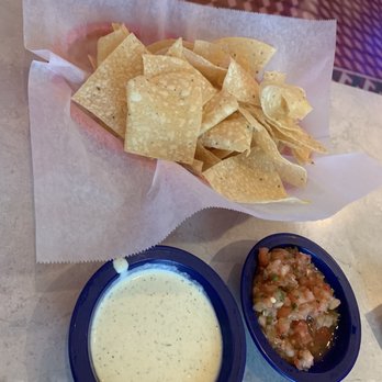 Chuy's - Chips and salsa. The salsa has a bit of a kick but the ranch dip did not - both so delicious! - Tex-Mex Near Me - Kennesaw, Georgia Chuy's - Chips and salsa. The salsa has a bit of a kick but the ranch dip did not - both so delicious! - Tex-Mex Near Me - Kennesaw, Georgia
