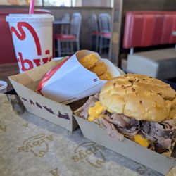 Arby's - Half-pound beef and cheddar