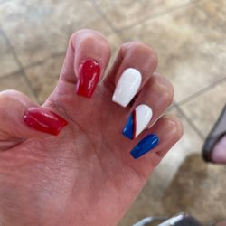 HQ Nails - 4th of July nails