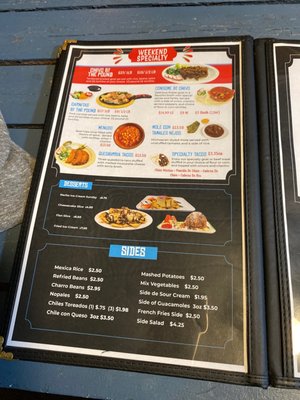 Menu photo 3 Mi Lindo Michoacan Austin, TX