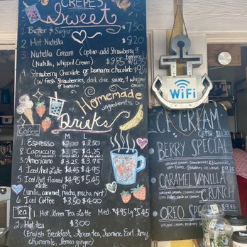 KC's Crepes Cafe - Menu - Cafes Near Me - Marina Del Ray, California