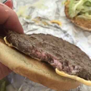 Sonic Drive-In - Undercooked and cold hamburger. - Burgers Near Me - Madison, Alabama