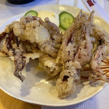 Ajisen Ramen - Fried squid legs. Very oily - Ramen Near Me - Rowland Heights, California