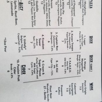 Strange Beast - Menu - Pizza Near Me - Miami, Florida Strange Beast - Menu - Pizza Near Me - Miami, Florida