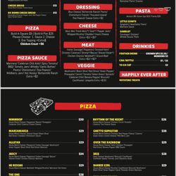 Fat Dough - Menu