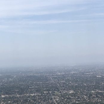 John Wayne Airport - Hazy LA I. The distance! - Airport Terminals Near Me - Santa Ana, California