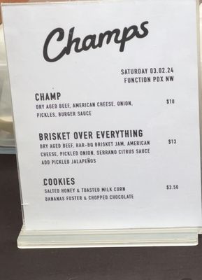 Champs Burgers by null
