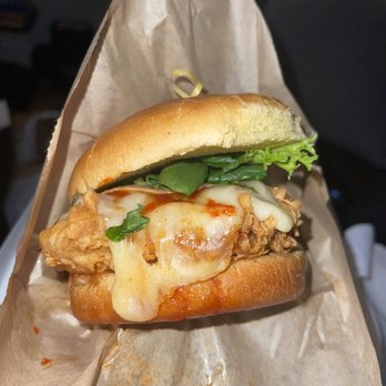 Chicken Insider - Thai Chicken Sandwich with cheese - Chicken Wings Near Me - New York, New York