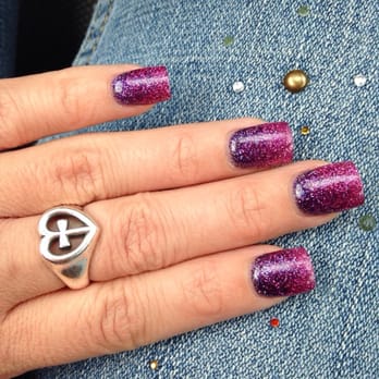 Creative Nails & Spa - Got a purple ombré refill because I loved the colors so much - Nail Salons Near Me - Magnolia, Texas