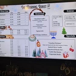The Morning Roast - Todays coffee menu