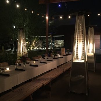 Ocotillo - outside area set up for our party - New American Near Me - Phoenix, Arizona Ocotillo - outside area set up for our party - New American Near Me - Phoenix, Arizona