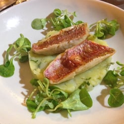 L'Atelier Acte 2 - Filets de rouget et écrasée de pommes de terre a la cives