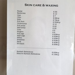 Price list