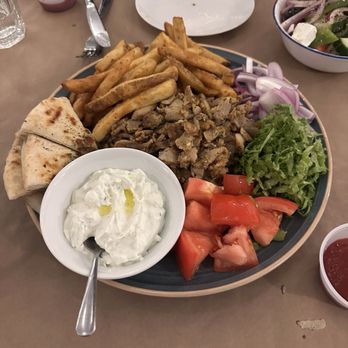 YiaYia’s Greek Kitchen - Chicken gyro platter for two - Greek Near Me - Torrington, Connecticut YiaYia’s Greek Kitchen - Chicken gyro platter for two - Greek Near Me - Torrington, Connecticut