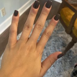 Acrylic full set with tips.. color 81