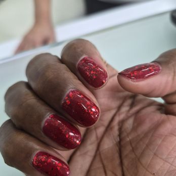 Lily's Nails - Nothing overdone for the holidays just one beautiful yet exotic nail color. - Nail Salons Near Me - Santa Monica, California Lily's Nails - Nothing overdone for the holidays just one beautiful yet exotic nail color. - Nail Salons Near Me - Santa Monica, California