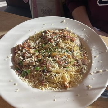 The Cheesecake Factory - Farfalle with no chicken and  Roasted Garlic**with spaghetti noodles - Desserts Near Me - Chula Vista, California