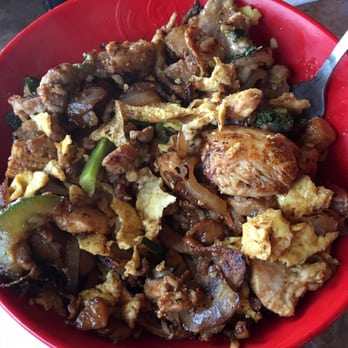 Genghis Grill - My Chicken and Beef fried rice bowl - Asian Fusion Near Me - Arlington, Texas