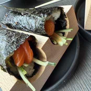 Ro Hyde Park - Salmon Hand Roll - Asian Fusion Near Me - Tampa Bay, Florida Ro Hyde Park - Salmon Hand Roll - Asian Fusion Near Me - Tampa Bay, Florida