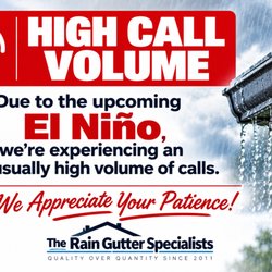 The Rain Gutter Specialists - El Nino!