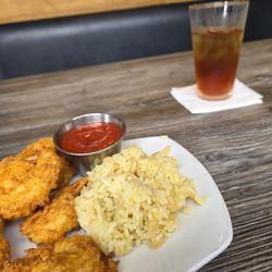 Awful Arthur's Seafood Company - The lukewarm rice pilaf.