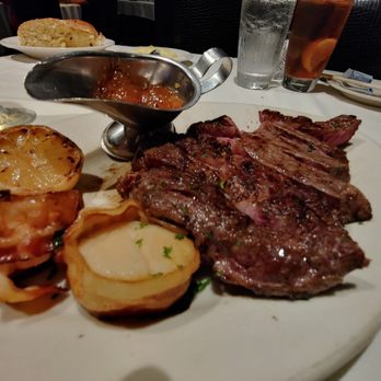 Morton's The Steakhouse - Ribeye with scallops! - Steakhouses Near Me - Honolulu, Hawaii Morton's The Steakhouse - Ribeye with scallops! - Steakhouses Near Me - Honolulu, Hawaii