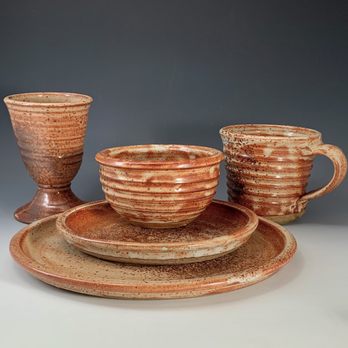 Baum Pottery - A place setting. We do wedding registries. - Arts & Crafts Near Me - Lebanon, Ohio